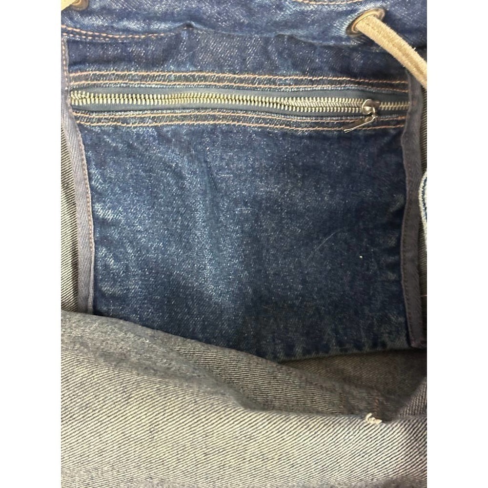 Vtg Ralph Lauren Polo US  Flag Denim Duffle Bag  X Large - Picture 5 of 7
